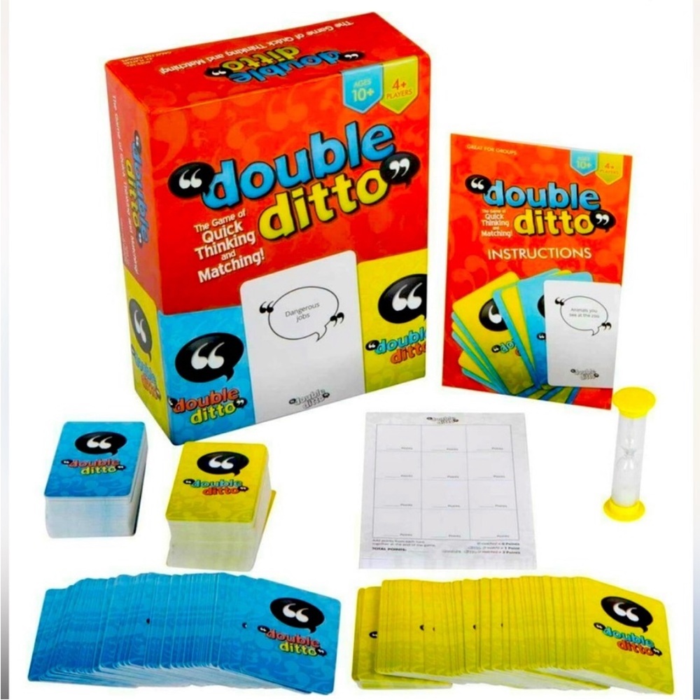 New Double Ditto Card | Board Game, Double Ditto Game, Family Board Game